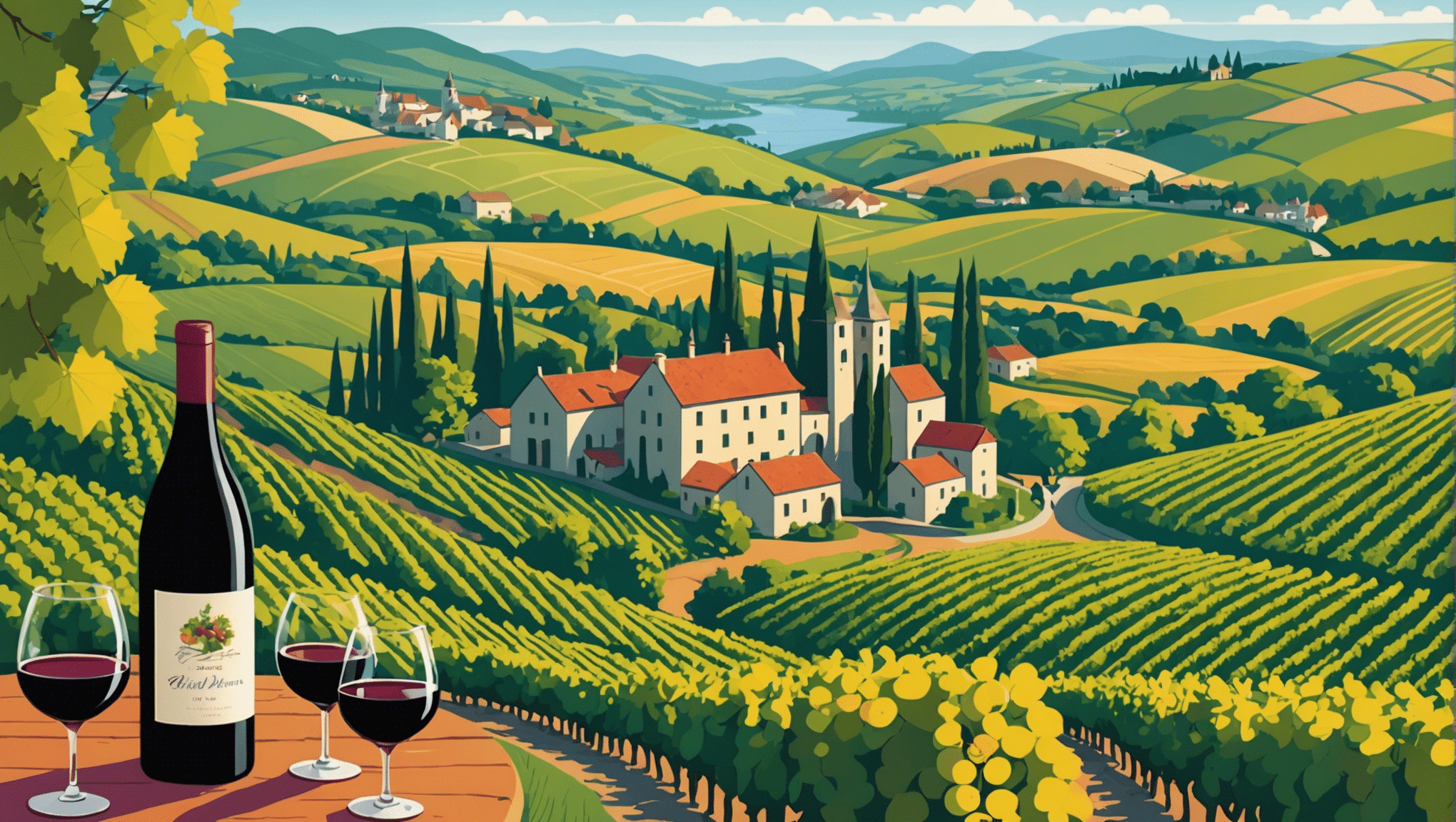 वाइन रूट के सबसे खूबसूरत मार्गों की खोज करें। अपनी वाइन यात्रा के दौरान मनमोहक परिदृश्यों और अविस्मरणीय स्वाद का आनंद लें।