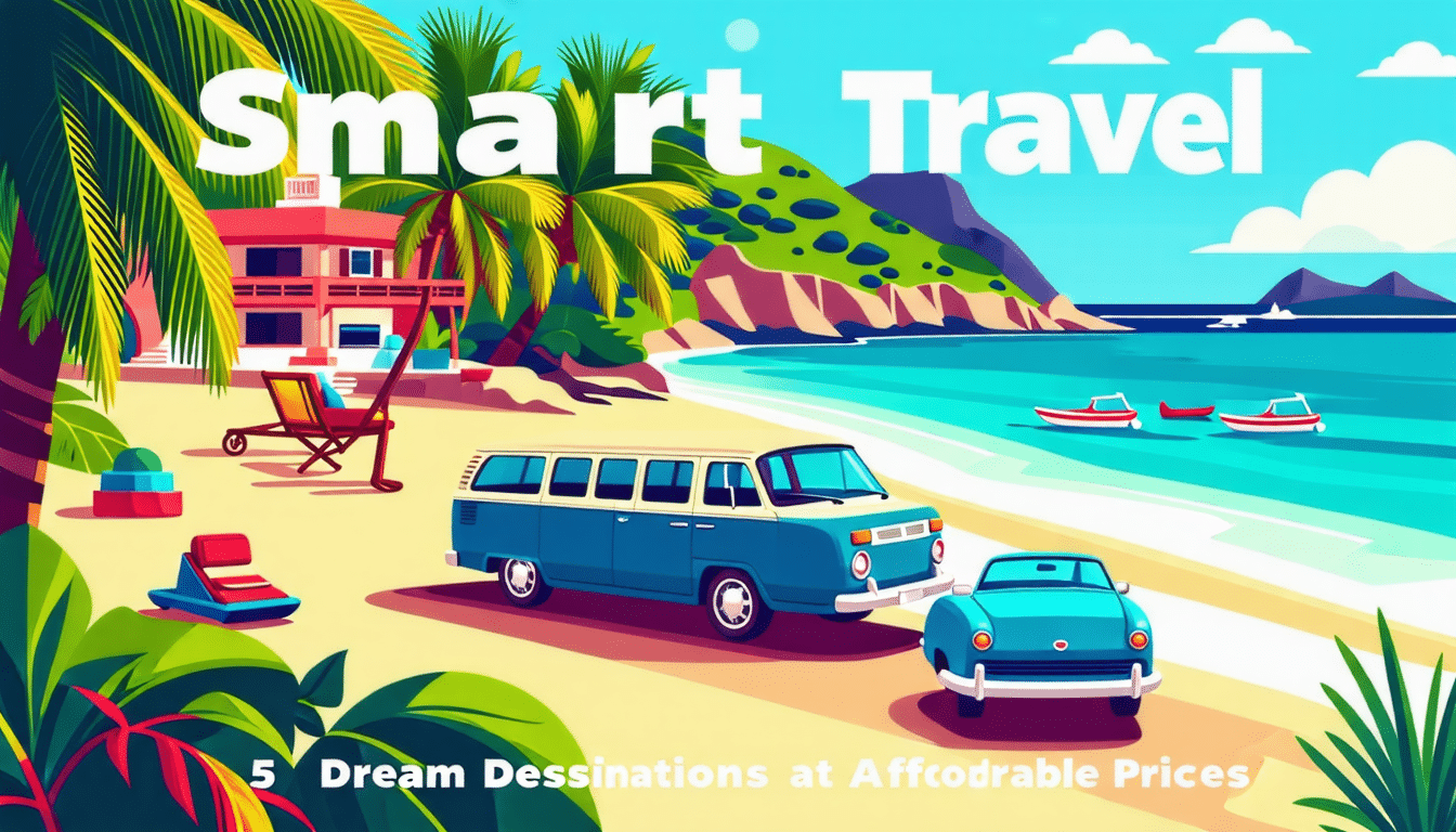 découvrez 5 destinations de rêve à petit budget avec nos conseils pour voyager malin.