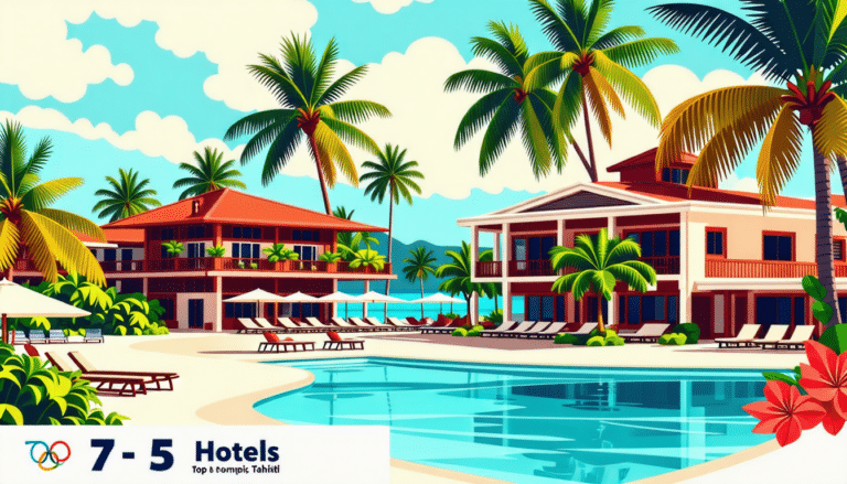 découvrez les meilleurs hôtels à proximité des jeux olympiques à tahiti avec notre top 5 exclusif.