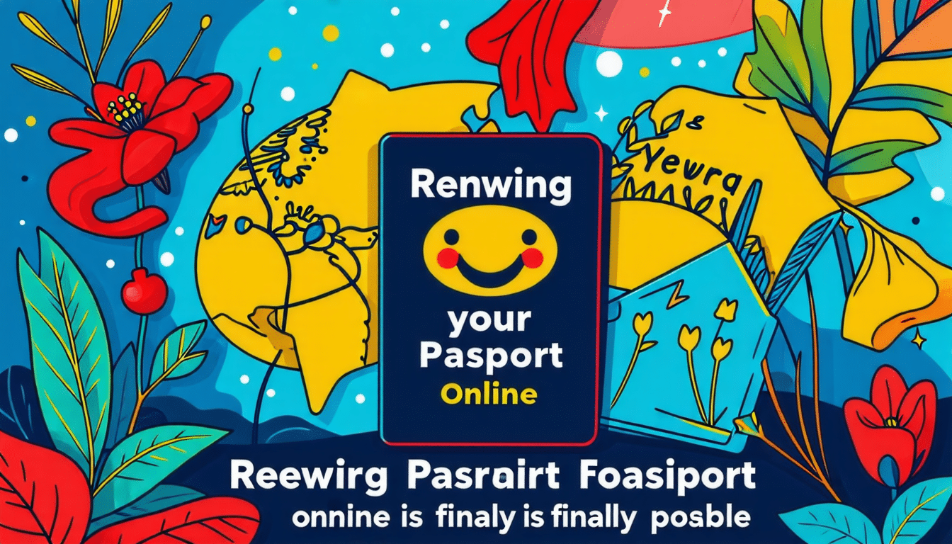 renouvelez votre passeport en ligne facilement et rapidement avec notre service en ligne. profitez de la simplicité et de la rapidité pour obtenir votre nouveau passeport.