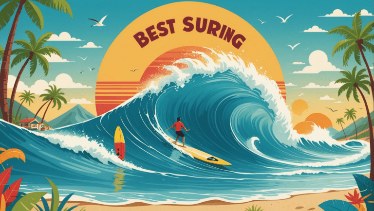 découvrez les spots de surf les plus incroyables à travers le monde et plongez dans l'univers palpitant des vagues et de l'aventure.