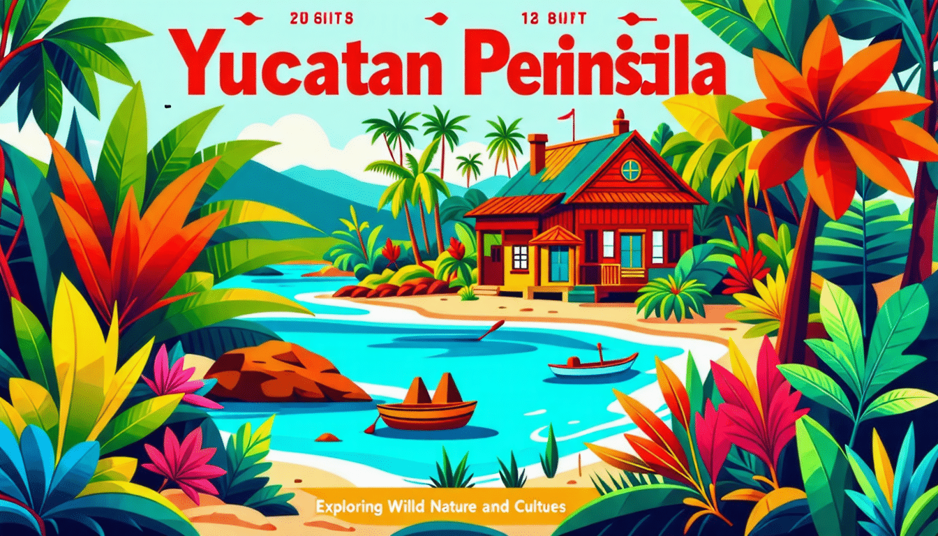 découvrez la péninsule du yucatán : une aventure à la découverte de la nature sauvage et des cultures tribales.